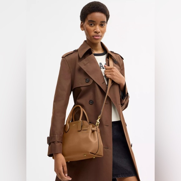 Coach Soft Empire Carryall Bag 28 (HONEY BROWN) - Picture 9 of 11